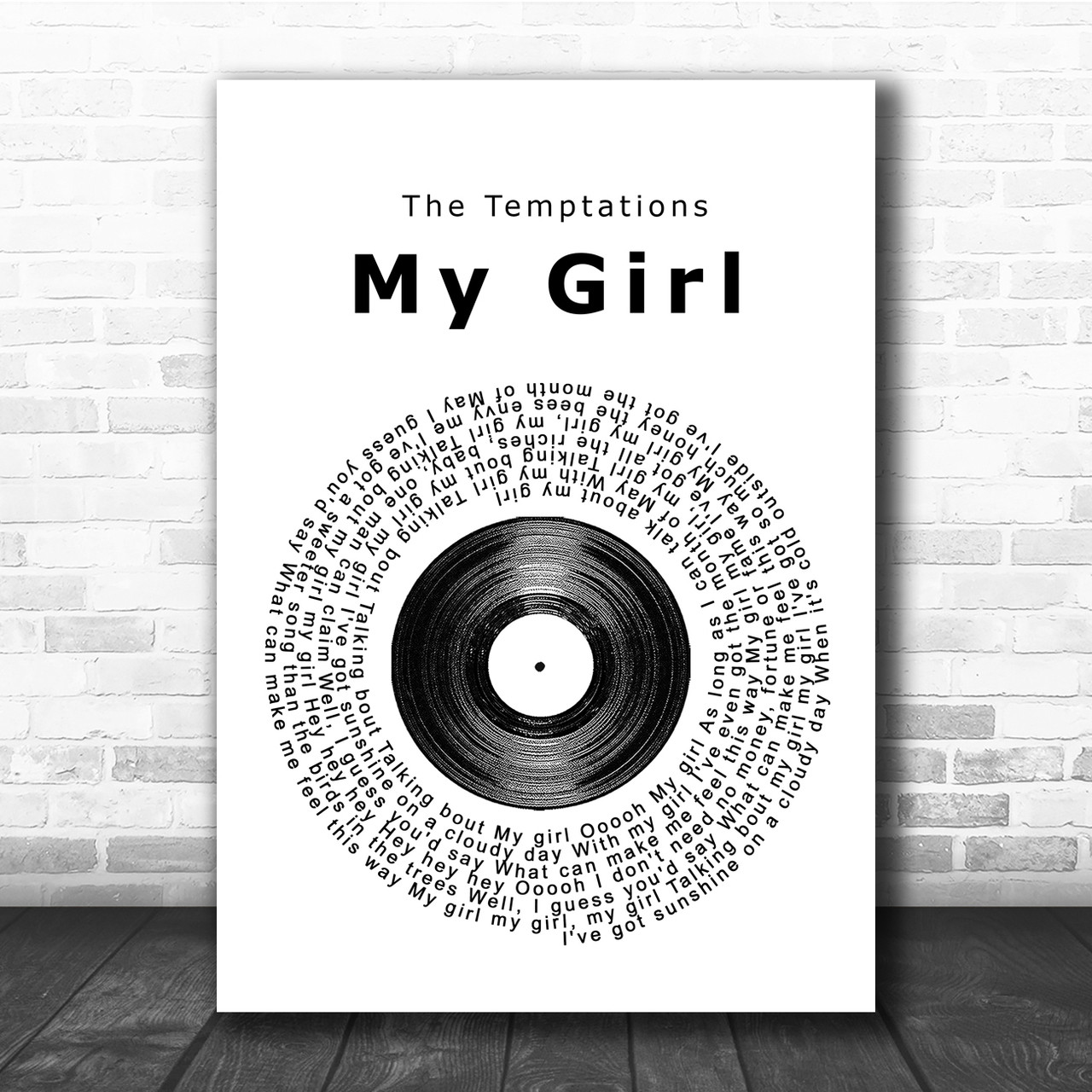 Tell Me Why Song Lyric Quote Print