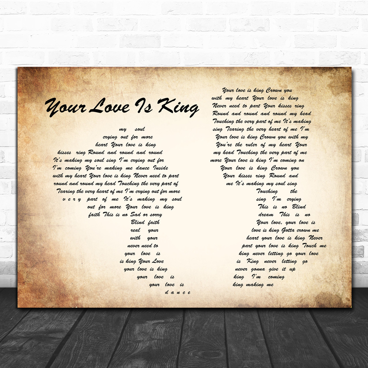 Sade – Your Love Is King Lyrics