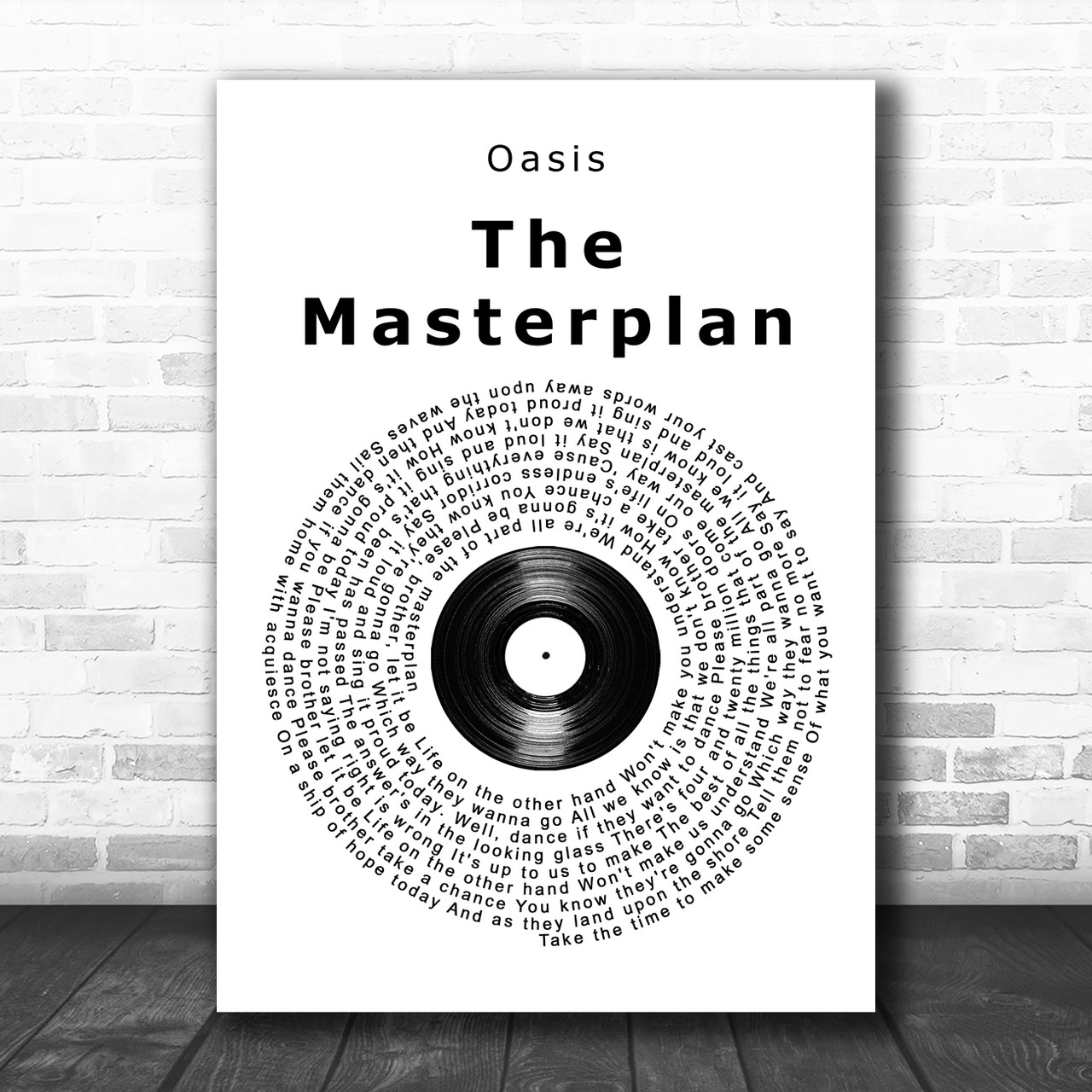 オアシス THE MASTERPLAN レコード-