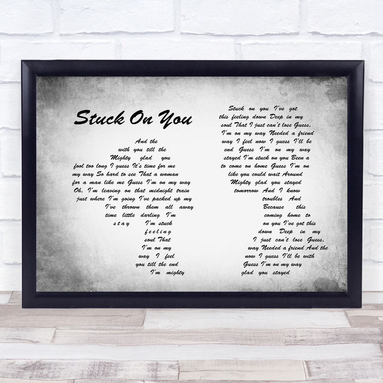 STUCK ON YOU LYRICS by LIONEL RICHIE: Stuck on you I've