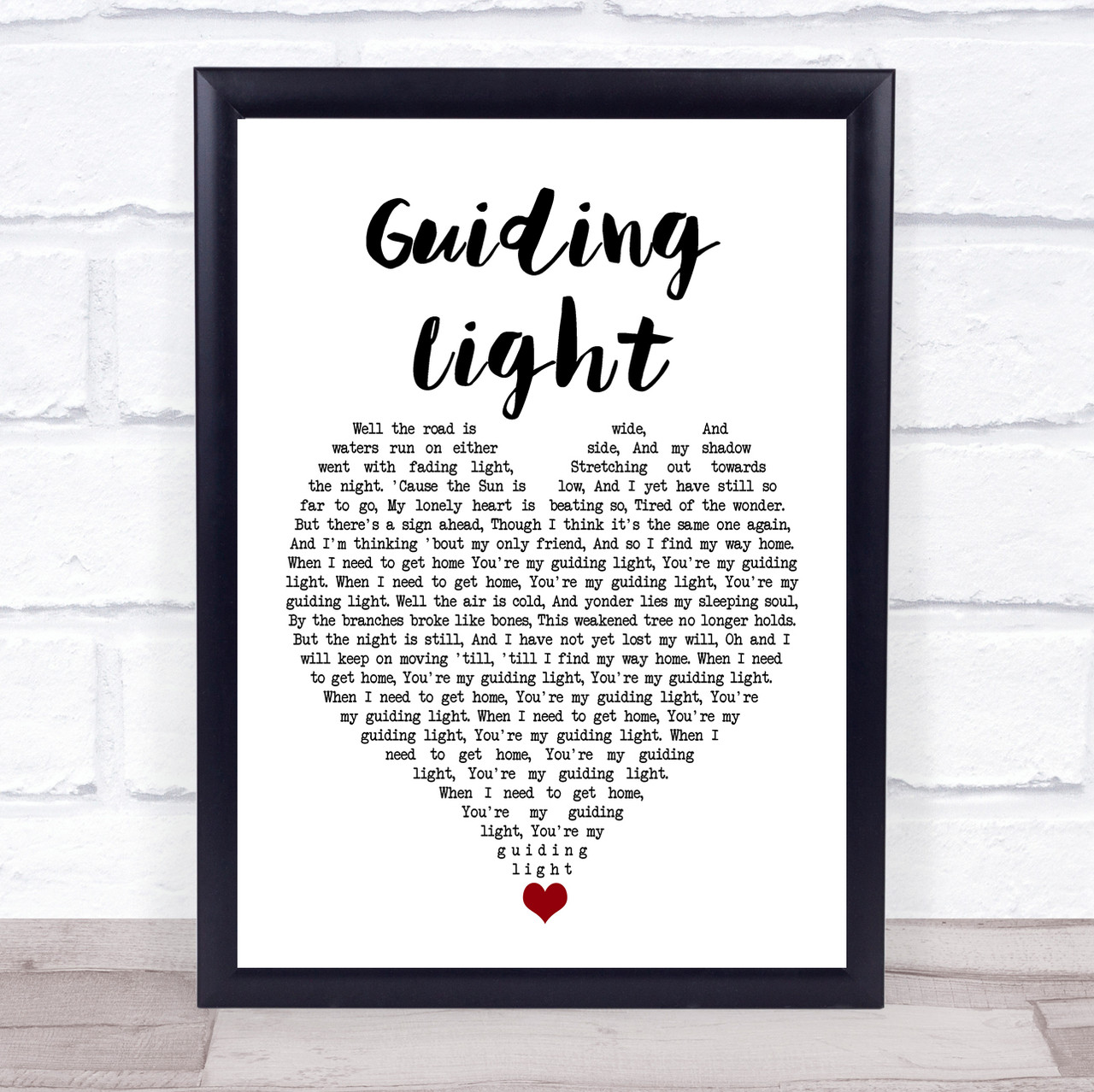 Solrig dække over Snuble Foy Vance Ft Ed Sheeran Guiding Light White Heart Song Lyric Quote Music  Print - Song Lyric Designs