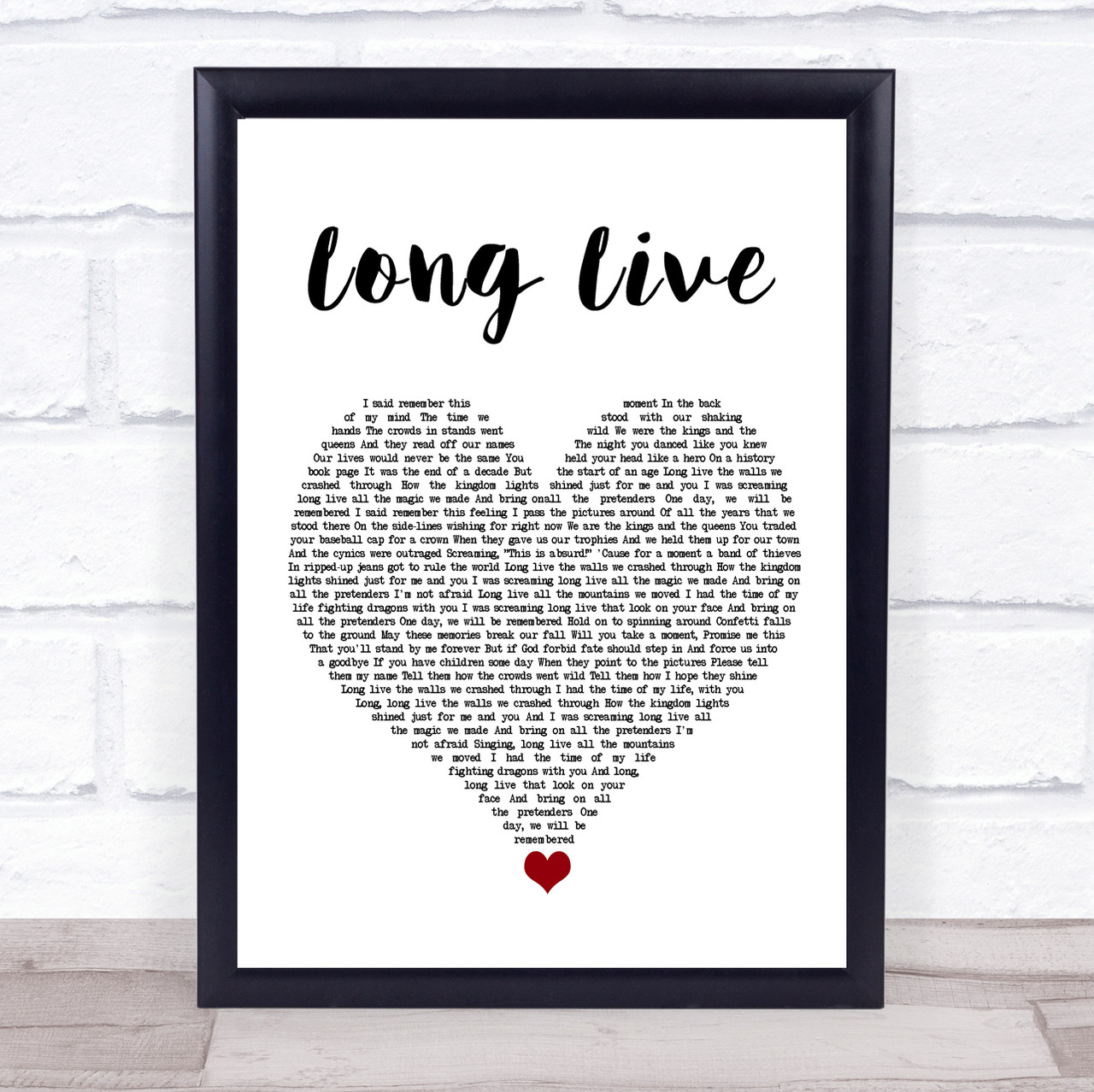 Taylor Swift – Long Live Lyrics