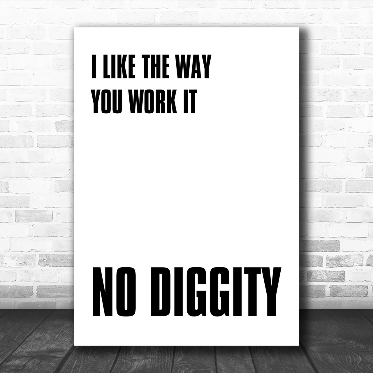  No Diggity Song Lyrics - Portrait Gallery Wrapped