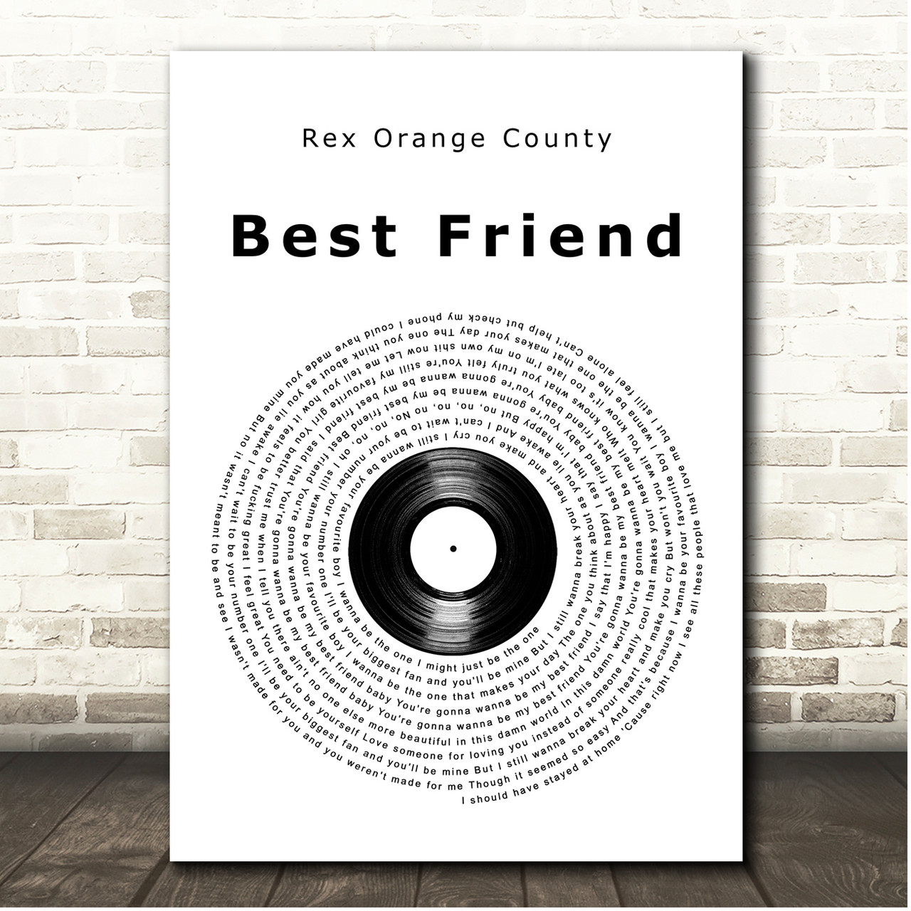 Best Friend Best Friend Lyrics Rex Orange County Chords
