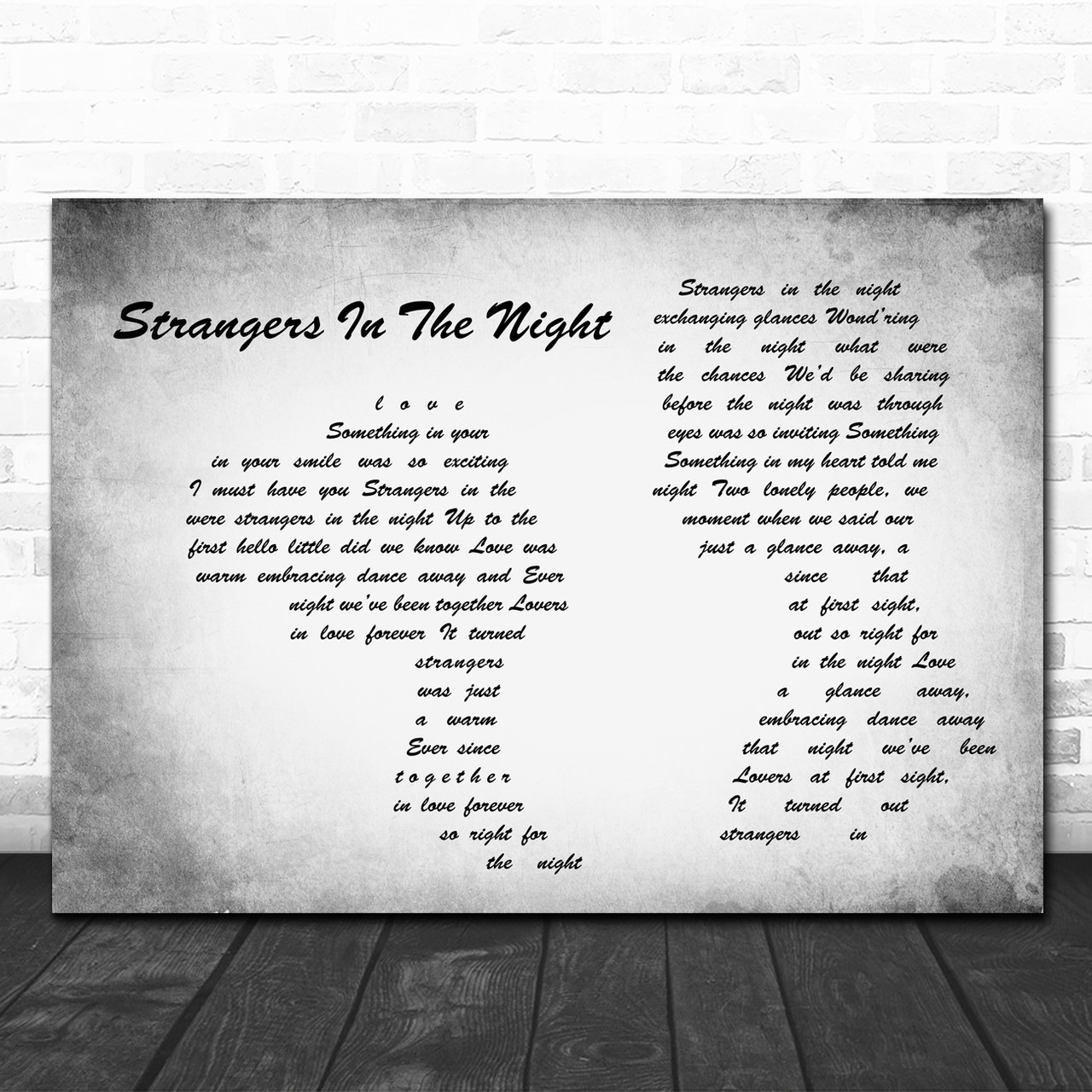 Strangers In The Night - song and lyrics by Frank Sinatra