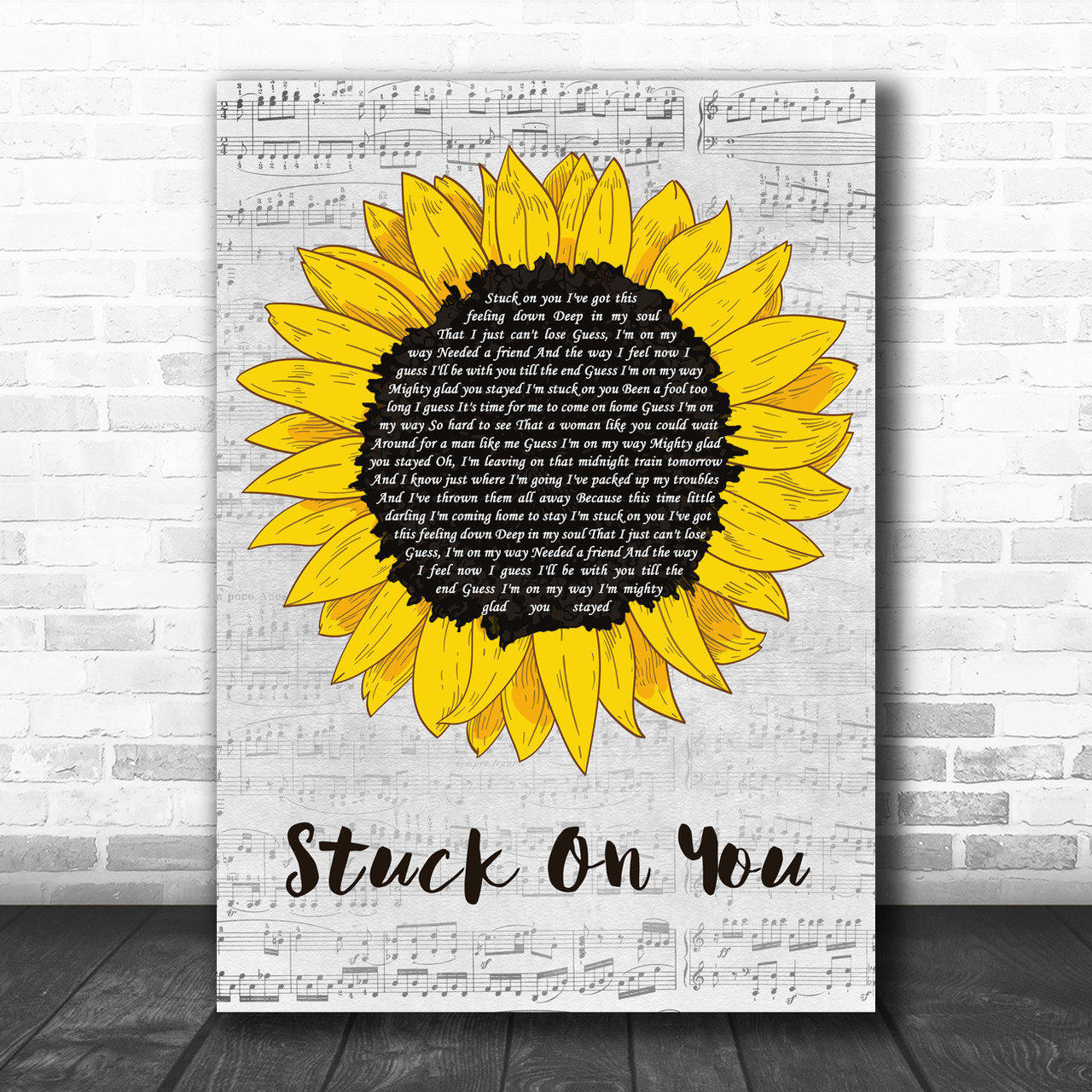 STUCK ON YOU LYRICS by LIONEL RICHIE: Stuck on you I've