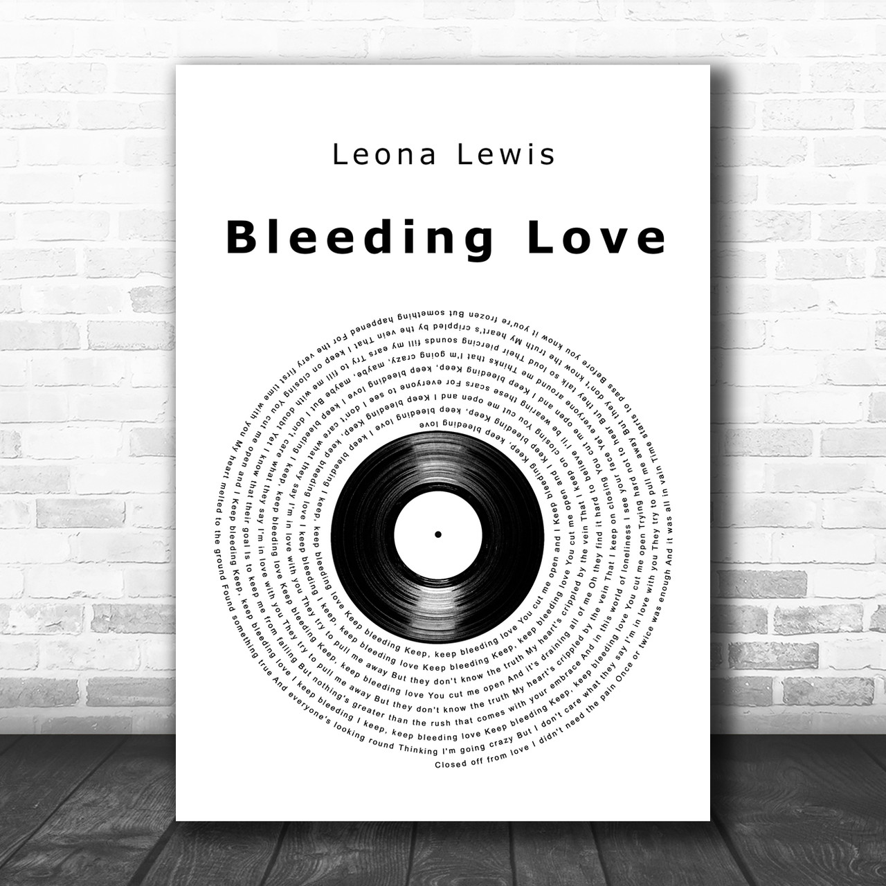 leona lewis bleeding love songtext