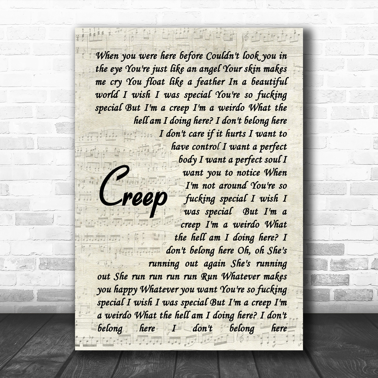 creep radiohead lyrics