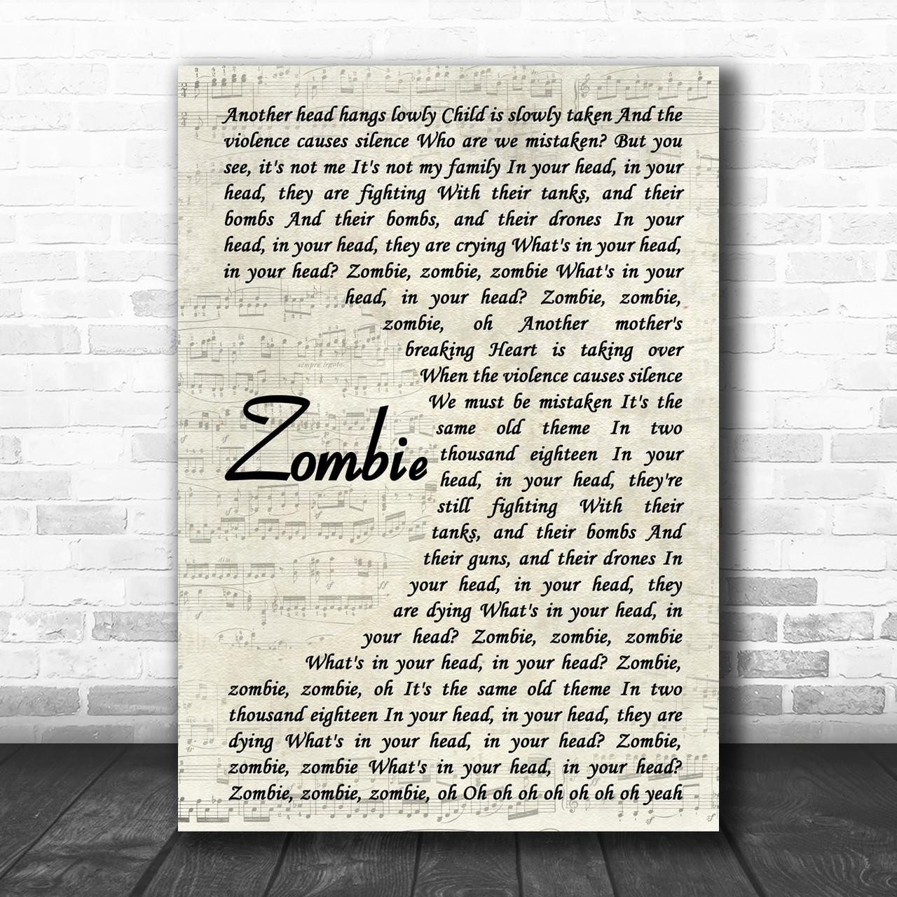 The Cranberries – Zombie Lyrics