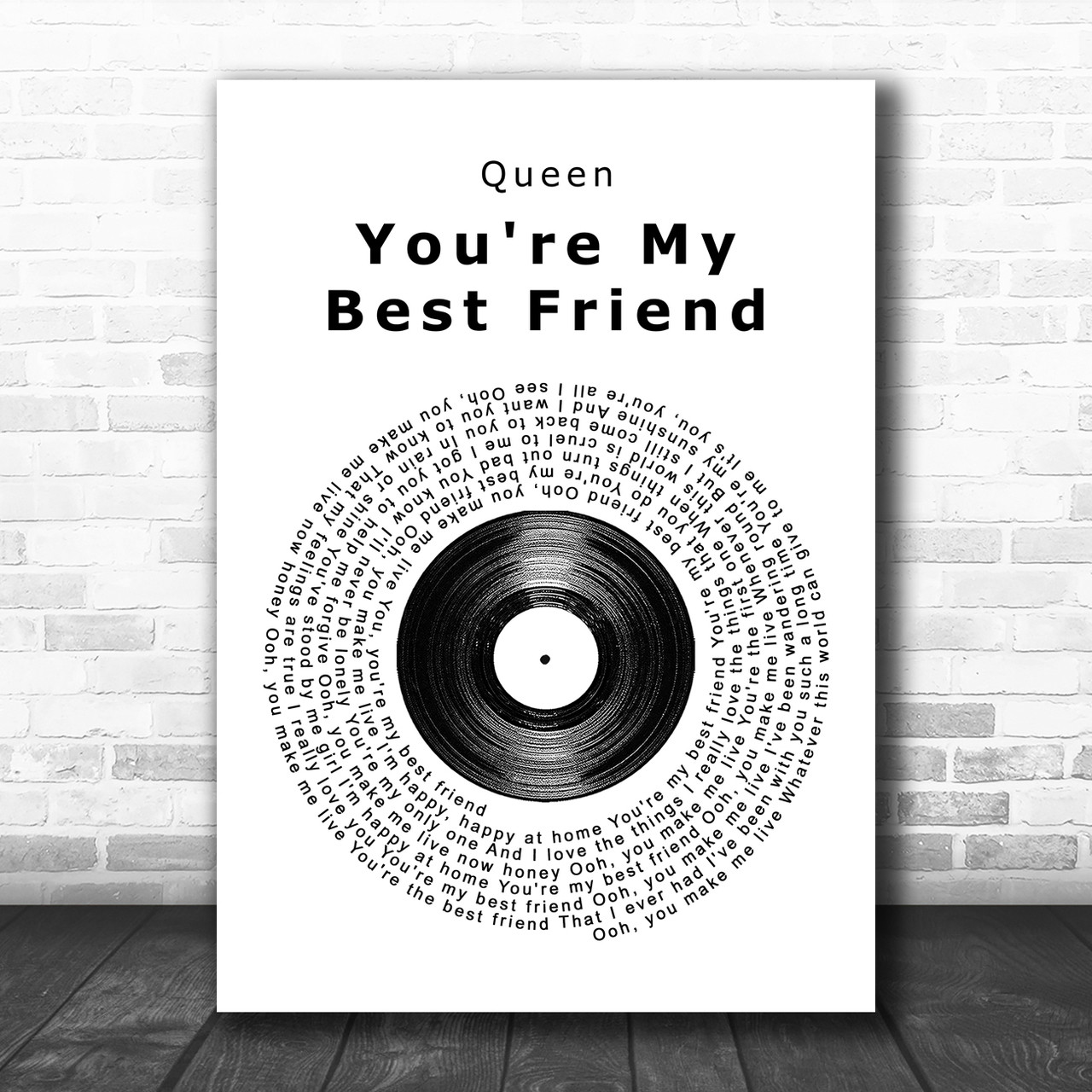 Queen 'Love Of My Life' Freddie Mercury Song Lyric Print - Bohemian  Rhapsody - Valentines day Gift - Queen Poster - Freddie Mercury print