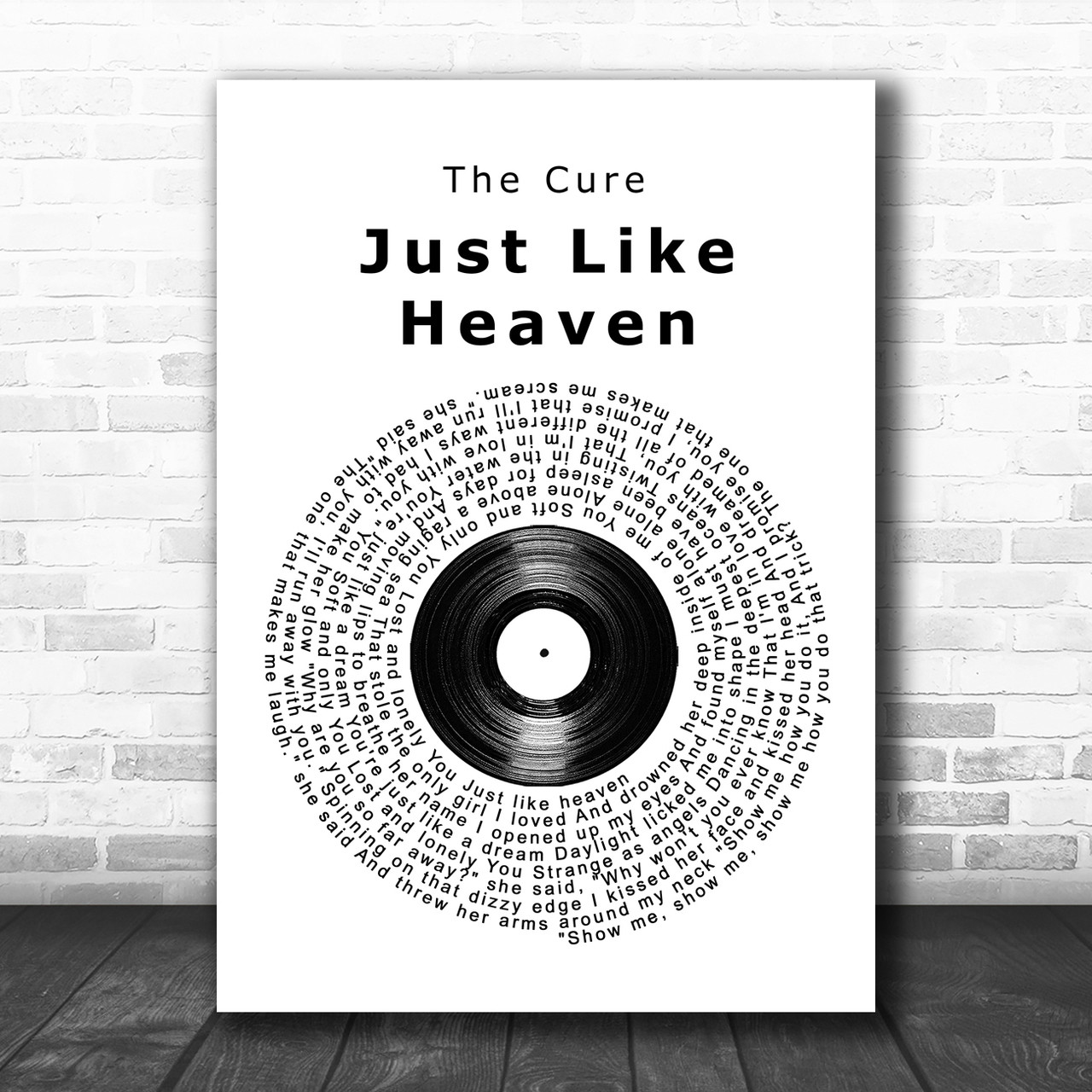 The Weeknd In Your Eyes Vinyl Record Song Lyric Music Art Print