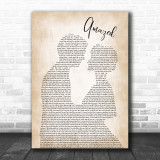 Lonestar Amazed Man Lady Couple Song Lyric Music Wall Art Print Song Lyric Designs