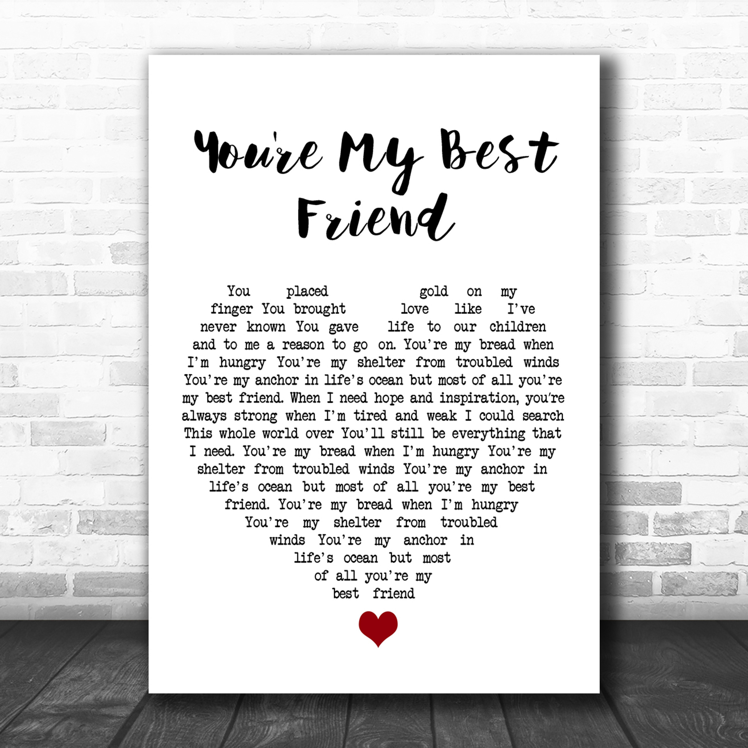 best friends lyrics