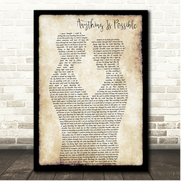Will Young Anything Is Possible Gay Couple Dancing Song Lyric Print