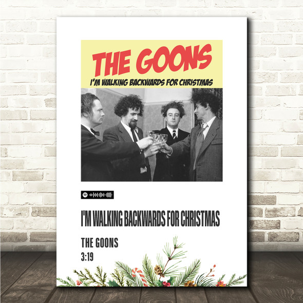 The Goons I'm Walking Backwards For Christmas Christmas Polaroid Music Art Print