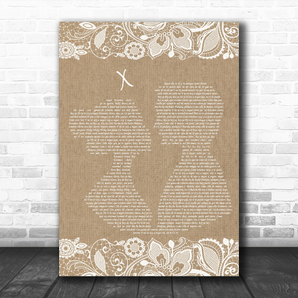 Nicky Jam x J Balvin X Burlap & Lace Song Lyric Poster Print