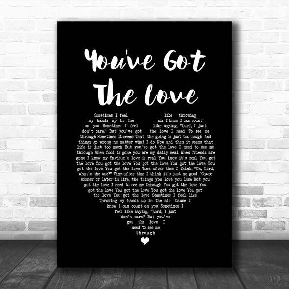 Florence + The Machine You've Got The Love Black Heart Song Lyric Music Poster Print