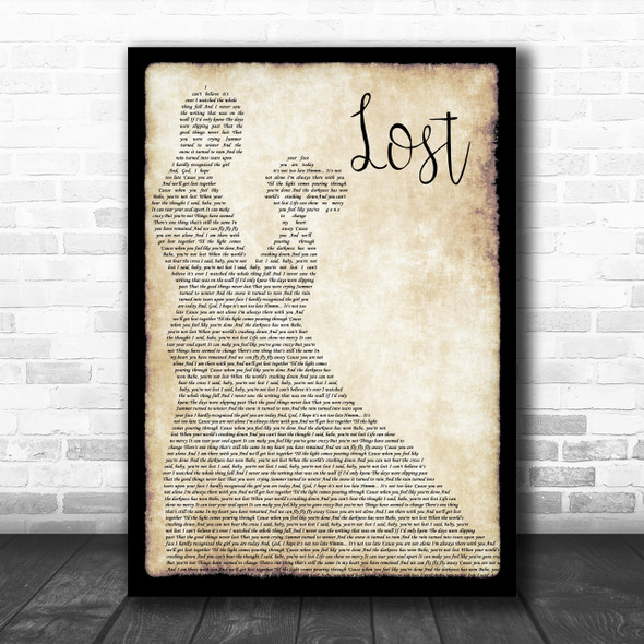 Michael Buble Lost Song Lyric Man Lady Dancing Music Wall Art Print