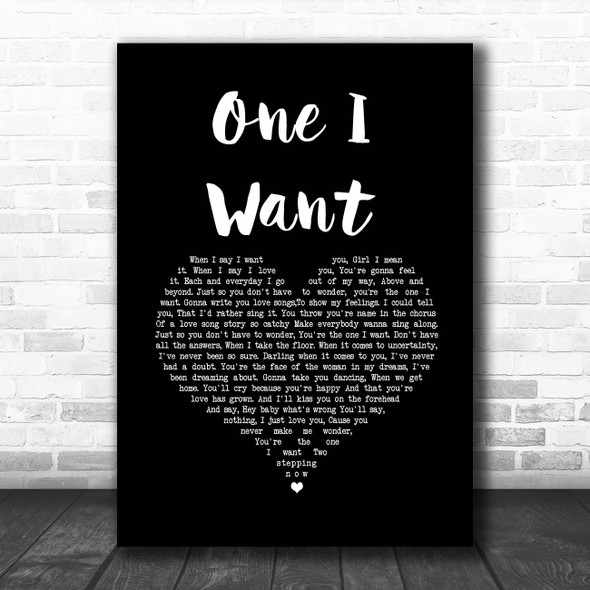 Flatland Cavalry One I want Black Heart Song Lyric Print