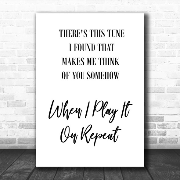 Arctic Monkeys Do I Wanna Know Tune Song Lyric Music Wall Art Print