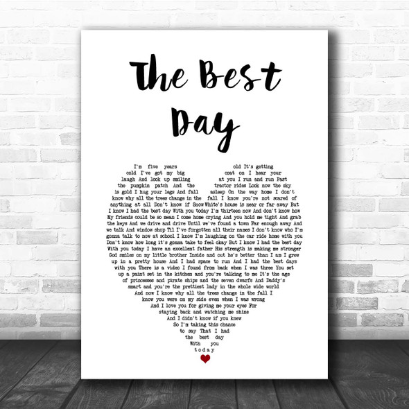 Simply Red For Your Babies Vintage Heart Song Lyric Quote Print 