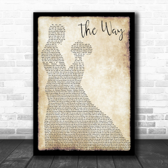 Bruce Springsteen The Way Man Lady Dancing Song Lyric Music Art Print