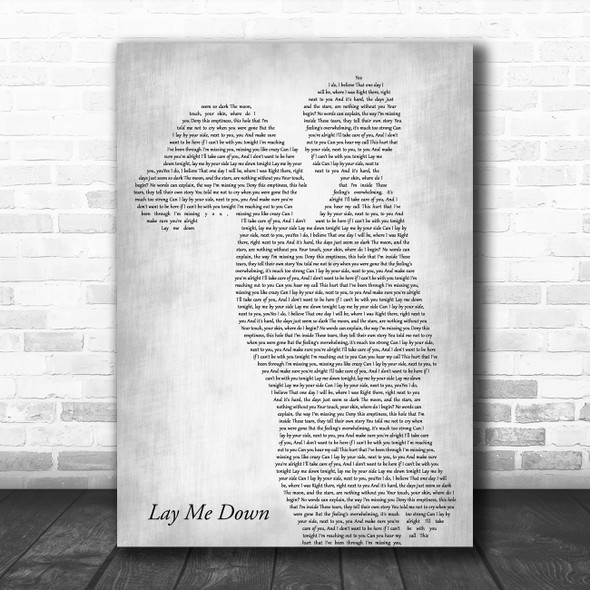 Sam Smith Lay Me Down Mother & Child Grey Song Lyric Music Art Print