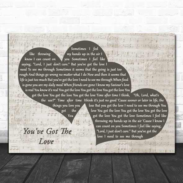 Florence + The Machine You've Got The Love Landscape Music Script Two Hearts Song Lyric Music Art Print