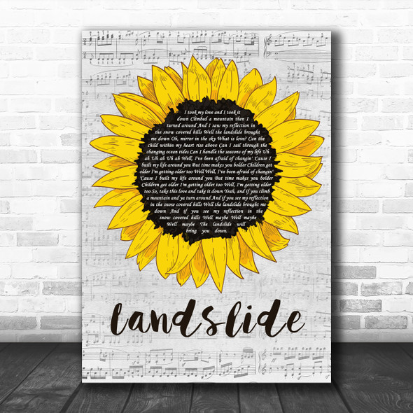 Chris Cornell Sunshower Grey Script Sunflower Song Lyric Music Art