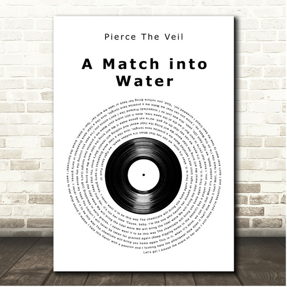 pierce the veil a match into water lyrics