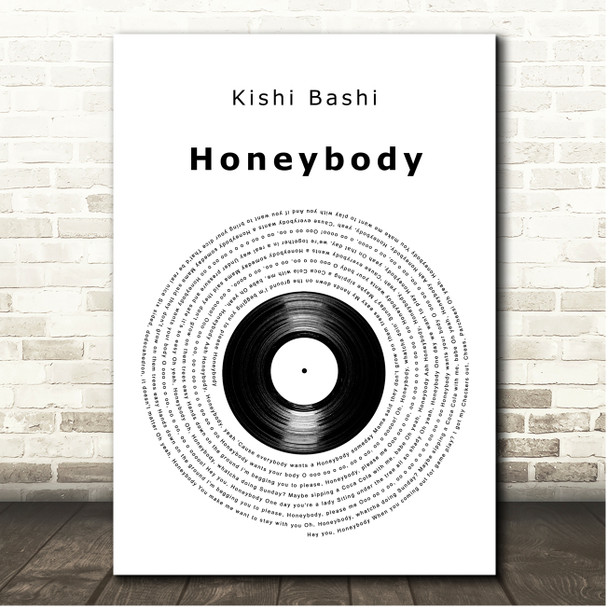 Kishi Bashi Honeybody Vinyl Record Song Lyric Print