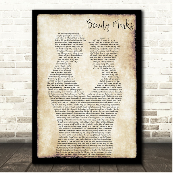 Ciara Beauty Marks Gay Couple Dancing Song Lyric Print