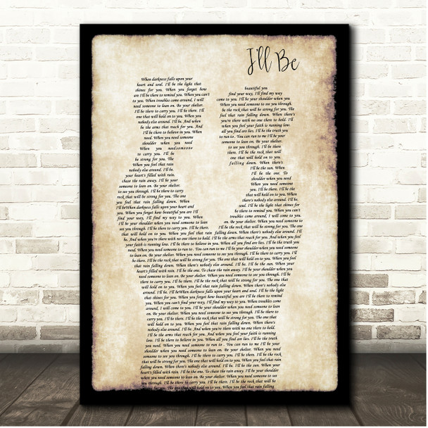 Reba McEntire I'll Be Gay Couple Dancing Song Lyric Print