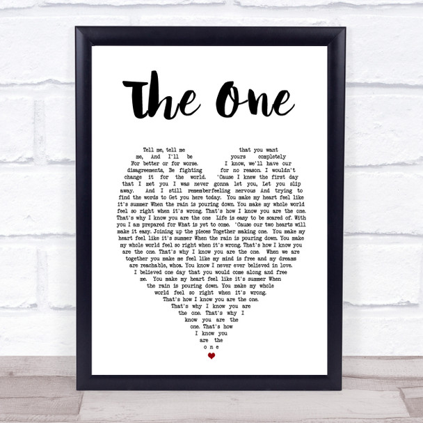 The One Kodaline Heart Song Lyric Music Wall Art Print