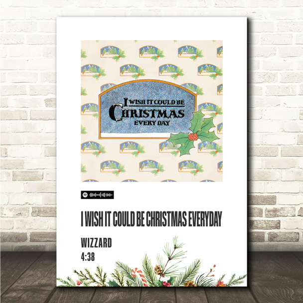 Wizzard I Wish It Could Be Christmas Everyday Christmas Single Polaroid Music Art Print
