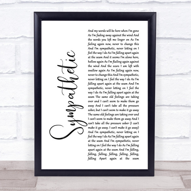 Bad English When I See You Smile Rustic Script Song Lyric Quote Print