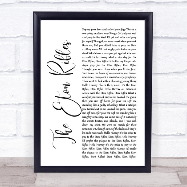 George Ezra Hold My Girl Rustic Script Song Lyric Quote Print