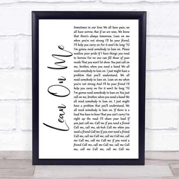 Ocean Colour Scene Get Blown Away Rustic Script Song Lyric Quote Print