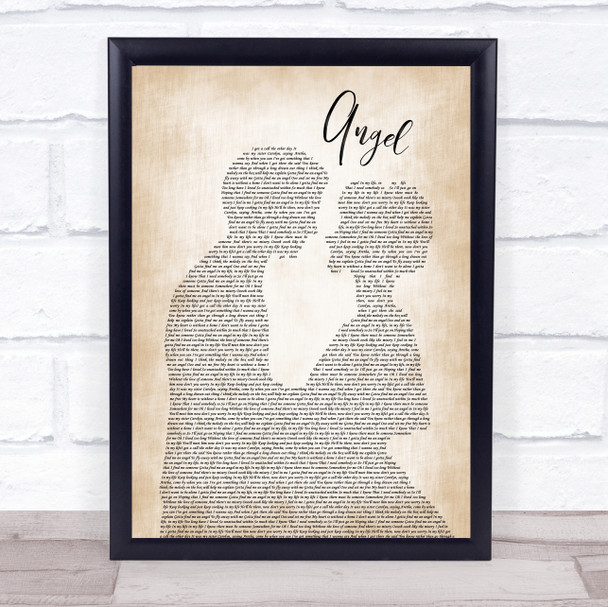 Aretha Franklin Angel Man Lady Bride Groom Wedding Song Lyric Poster Print