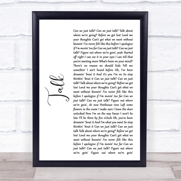 Foreigner I Want To Know What Love Is Rustic Script Song Lyric Poster Print