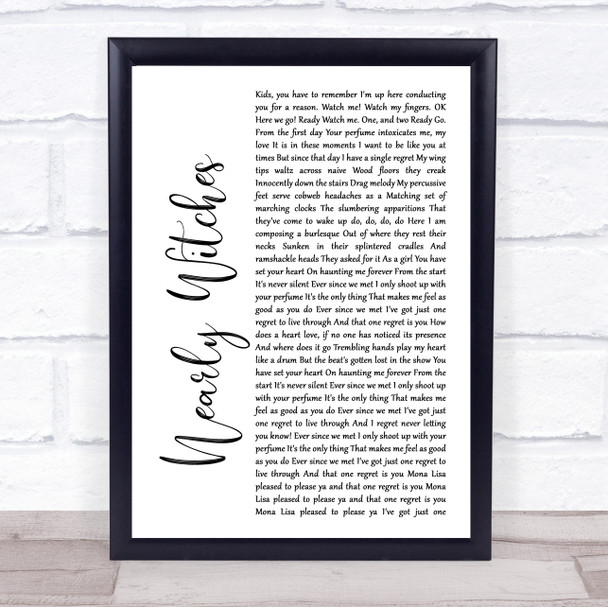 Rick Astley Never Gonna Give You Up Rustic Script Song Lyric Poster Print