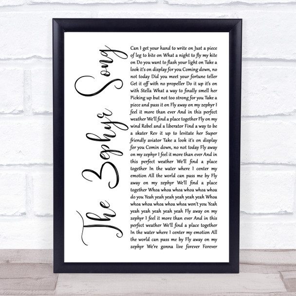 Texas So In Love With You Rustic Script Song Lyric Poster Print