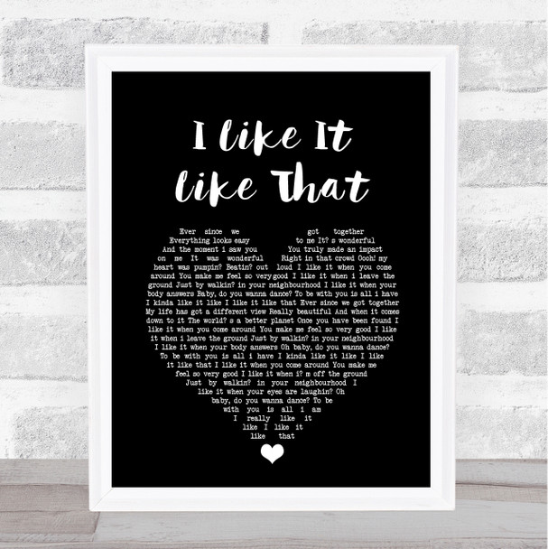 Per Gessle I Like It Like That Black Heart Song Lyric Music Poster Print