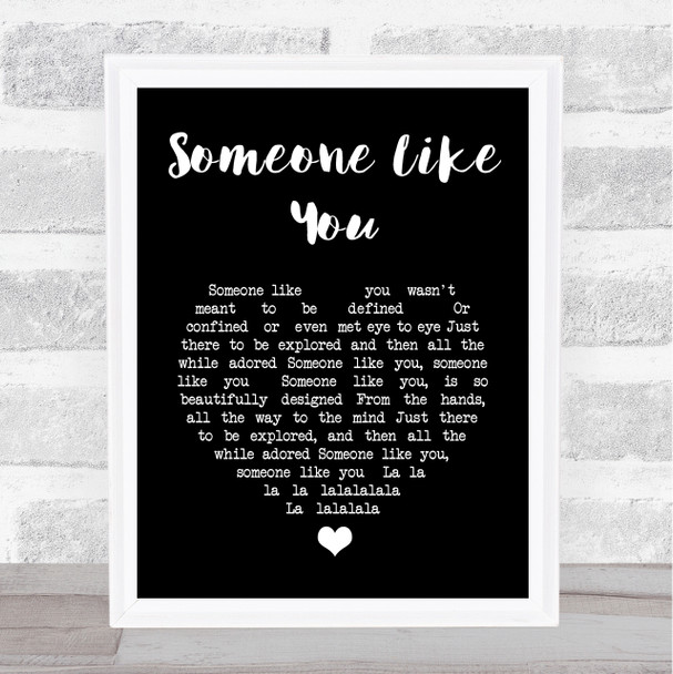 Paolo Nutini Someone Like You Black Heart Song Lyric Music Poster Print