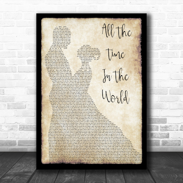 Boyzone All The Time In The World Man Lady Dancing Song Lyric Music Poster Print