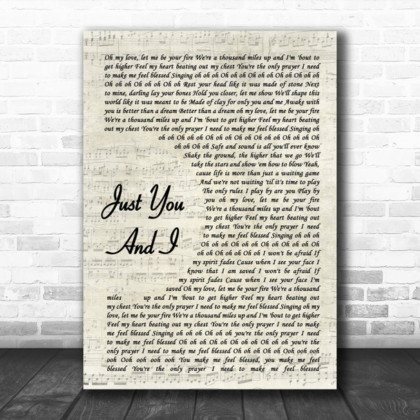 The Score Oh My Love Vintage Script Song Lyric Music Poster Print