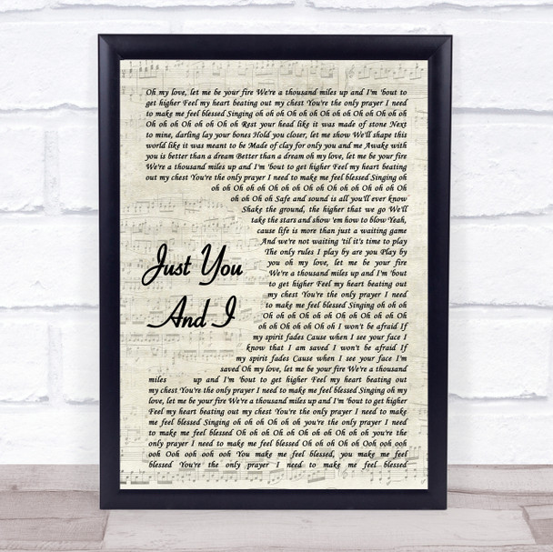 The Score Oh My Love Vintage Script Song Lyric Music Poster Print