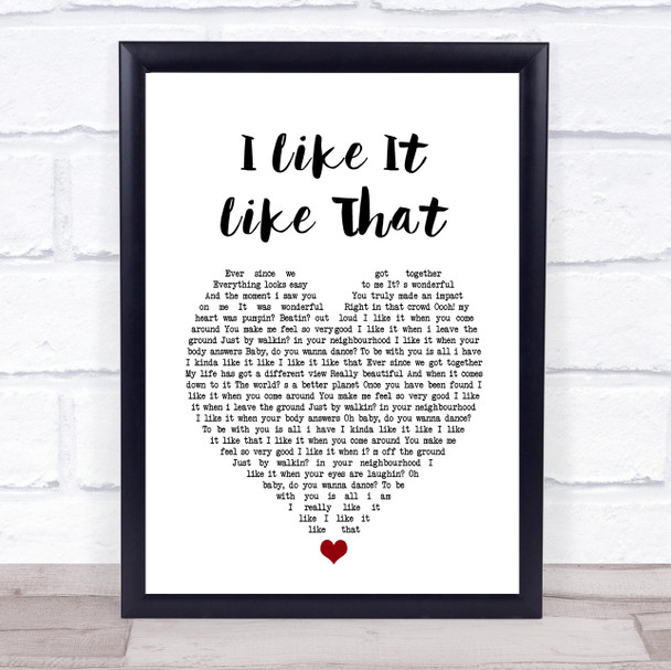 Per Gessle I Like It Like That White Heart Song Lyric Music Poster Print