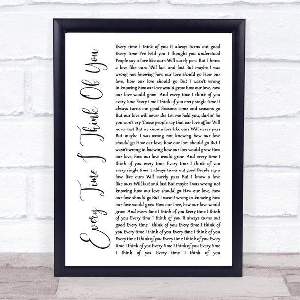 Elvis And The Grass Won't Pay No Mind Rustic Script Song Lyric Music Poster Print