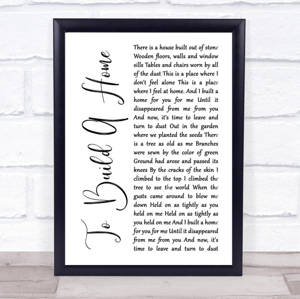 Willie Nelson Blue Eyes Crying In The Rain Rustic Script Song Lyric Music Poster Print